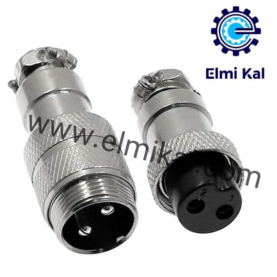 کانکتور روسی 2 پین GX16 بین راهی