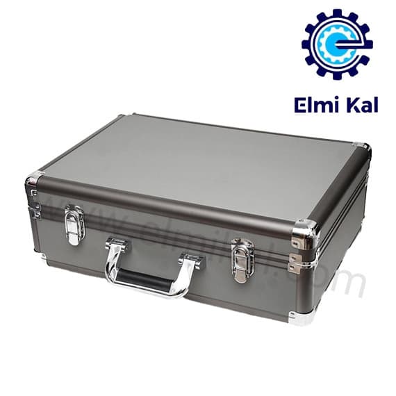 کیف آلومینیومی _ اداری _  نقره‌ای