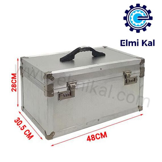 کیف آلومینیومی_دوربین_نقرهای رنگ1